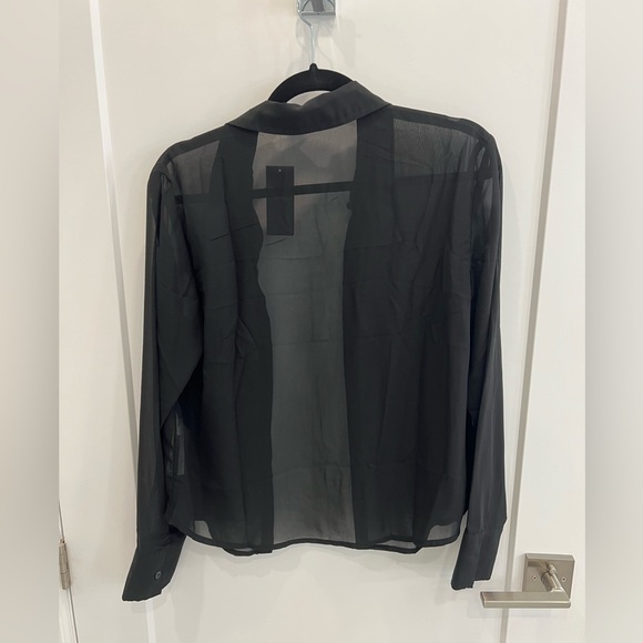 Abercrombie long sleeve sheer button up shirt - Picture 4 of 4